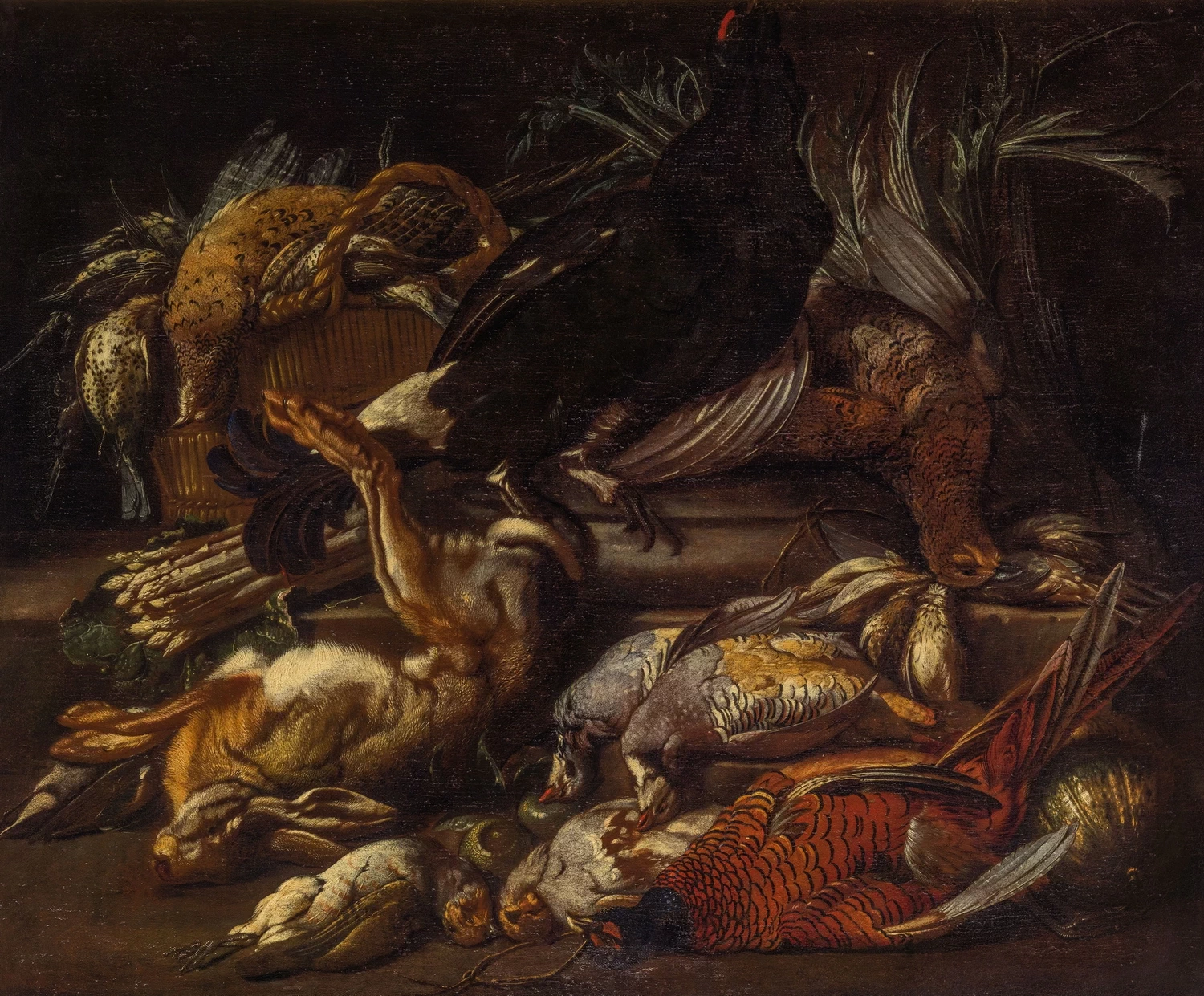 Natura morta con cacciagione